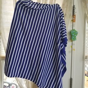 Lilly Pulitzer Striped Poncho,  one size fits all
